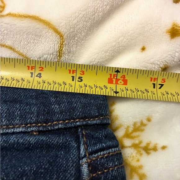 NWT Nine West Ladies Wide Leg Silver Detail Jeans ( Dark Wash) 8 - Picture 9 of 15